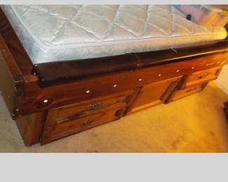 This Queen Bed has UNDERNEATH Storage