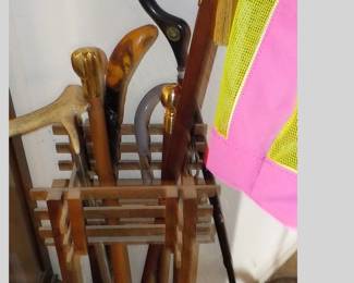 Old and collectible Walking Sticks and Canes