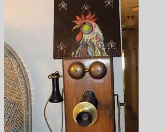 This antique Phone has been converted to a FUNCTIONAL ROTARY Phone!!!