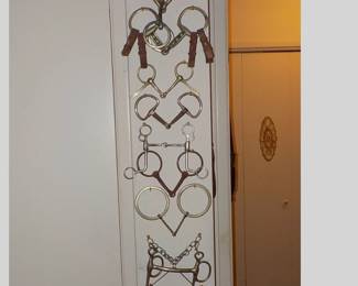 Collectible Horse Tack inside and outside the estate