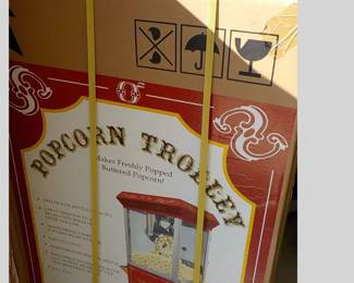 Elite Popcorn Trolley EMP-400 (Brand New in Original Box)