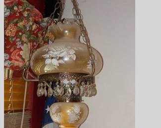 Old hanging Electric Parlor Light