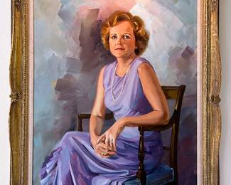 Oil portrait by well-known artist Ann Street