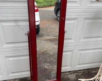 Lockable Mirrored Jewelry Box