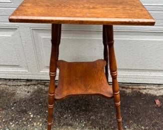 Antique Oak Parlor Table