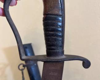 1800s Cavalry Saber & Sheath by Nathan Starr - War of 1812