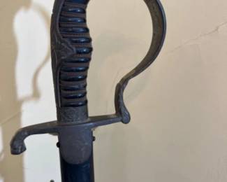 Antique Vintage Wehrmacht Cavalry Style Sword w/ Lion Head Pommel