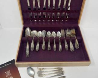 63 Piece Vintage Wallace Silversmiths Stradivari STERLING Flatware