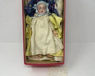 1898 Antique Porcelain/Bisque Doll w/Original Clothing