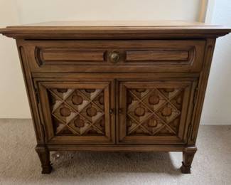 Vintage 1960s Thomasville Nightstand Pair (2) Dovetailed Drawer