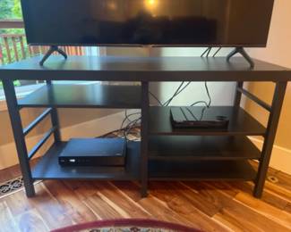 Modern Black TV Stand - Stand Only