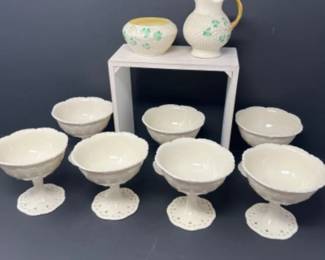 Belleek Irish Porcelain Cream & Sugar - Skye Mcghie Compotes