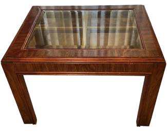 Glass Top Side Table