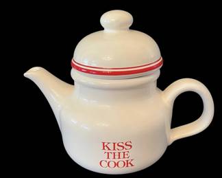Kiss the Cook Tea Pot