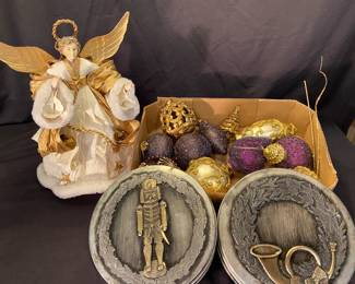 angel purple ornaments