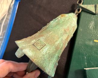 Vintage Paolo Solari Arcosanti Cast Bronze Wind Bell Chime