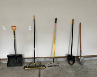 A few yard tools