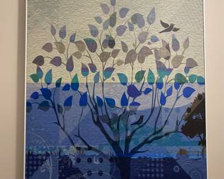 Large canvas wall decor, approx 3 x 4