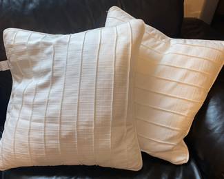 Down filled accent pillows