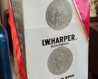 I.W. HARPER Bourbon, Bottled in Bond, Sealed in Original box with cellophane, "never seen the light of day!"