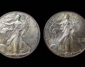 2 2000 U.S. American Eagle 99.9% Silver 1 Oz. Dollar Coins
