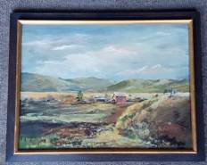 Orignal Lambert Landscape Oil Painting Framed