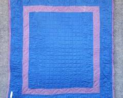 Antique Small Framed Quilt Possibly Amish