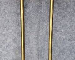 Fantastic Pair of Brass Art Deco MCM Torchiere Floor Lamps