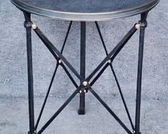 Wonderful 20th Century Directoire Style Brass & Granite top Side Table