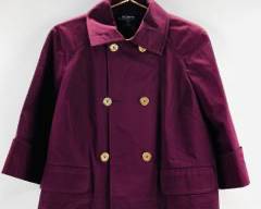 ST.JOHN Black Label Burgundy W Golden Hardware Blazer/Jacket Size S
