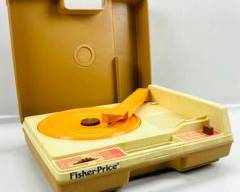 Vintage 1978 Fisher Price Record Player Model 825 Kid Phonograph Turntable Works