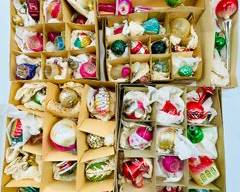 Vintage Christmas Figural Glass Ornaments Assorted Large Lot