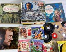 Vintage Vinyl Records - Disneyland Read Along, The Serendipity Singers, Peter Paul and Mommy, Tennessee Ernie Ford, Chubby Checker and More