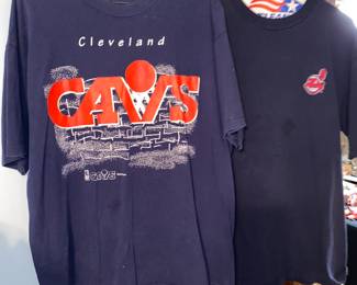 Cavs and Indians  gear