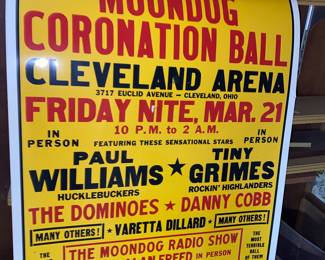 Moondog Coronation Ball poster 