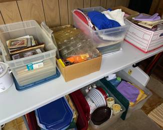 Chocolate molds and fabric 