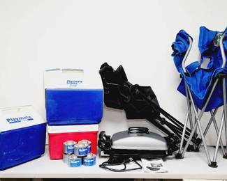 Football Essentials Coolers  Chairs  George Foreman