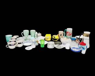 Vintage To Now Pyrex  Coca Cola  Princess House  Etc