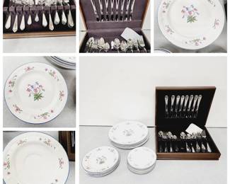 NEW Vintage Reed Barton Indonesia Silverware Set  Stoneware