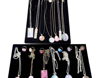 Sets Of Jewelry Necklaces  Rings  Etc