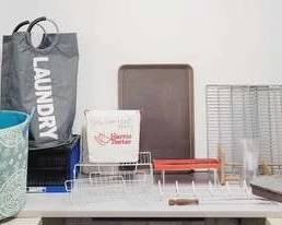 Vintage The master Carver set Laundry Storage  Wine rack  glass beads and more