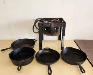 Camping Essentials Cast Iron Pans Propane Turkey Fryer 