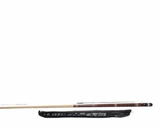 Canadian Maple Leaf Pool Cue