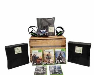 XBox 360 Modern Warfare Edition  320 GB HDD w Games  XBox 360 250 GB HDD XBox 360 500 GB HDD 