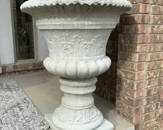 CEMENT OUTDOOR PLANTER