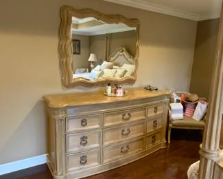 BERNHARDT MASTER BEDROOM DRESSER WITH MIRROR