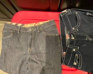 Burberry and true religion clothes