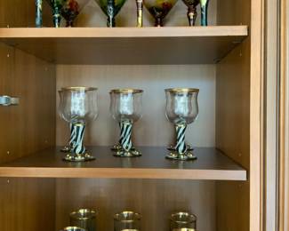 MACKENZIE AND CHILDS GLASSWARE