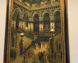 VERY LARGE ARTWORK IN CUSTOM FRAME