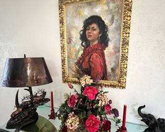 Oil Painting Portrait of Woman by Rishali